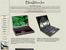 Tablet Screenshot of bluezebra.com